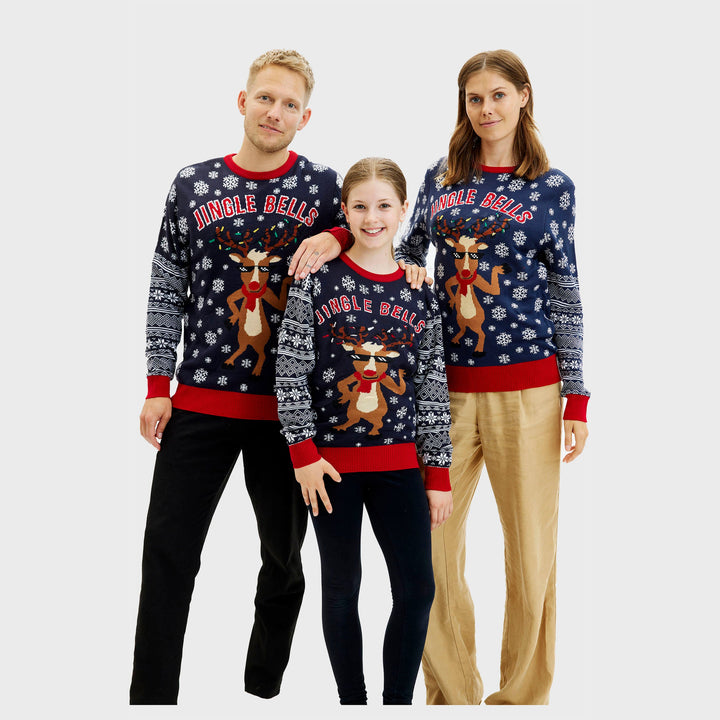 Drune | Jingle Bells Weihnachts-Pullover - Herren