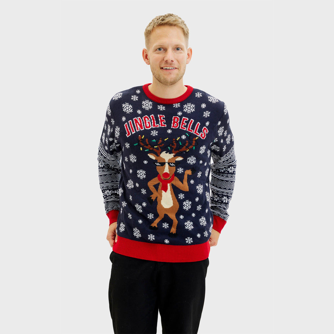 Drune | Jingle Bells Weihnachts-Pullover - Herren
