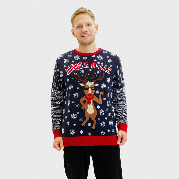 Drune | Jingle Bells Weihnachts-Pullover - Herren