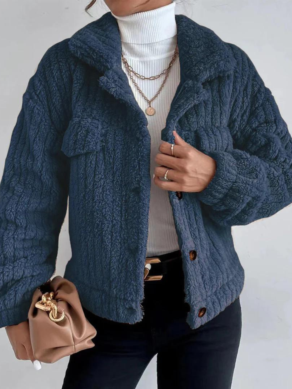 Drune | Dicke Fleecejacke für Frauen