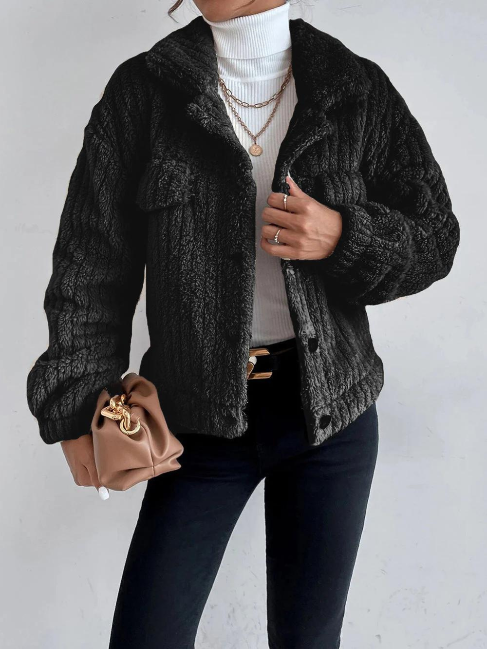 Drune | Dicke Fleecejacke für Frauen