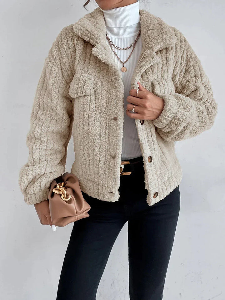 Drune | Dicke Plüschjacke für Frauen