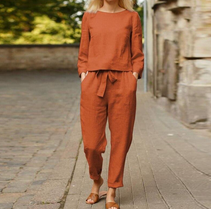 Drune | Sommerkleid-Set für Frauen Aus Baumwolle