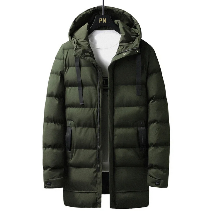 Drune | Herren Wintermantel lang Warm und winddicht für Outdoor-Aktivitäten