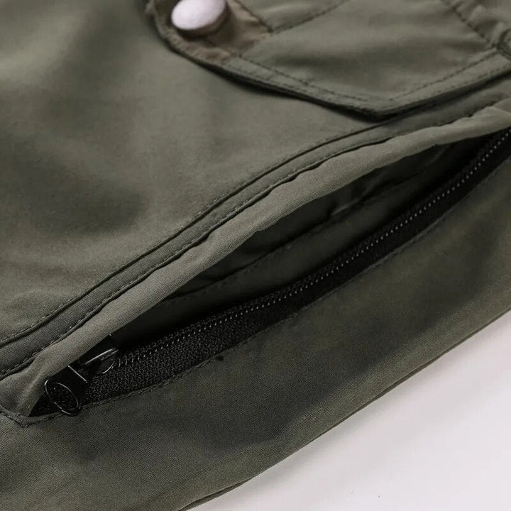 Drune | Winddichtes Windjacke mit abnehmbarer Kapuze