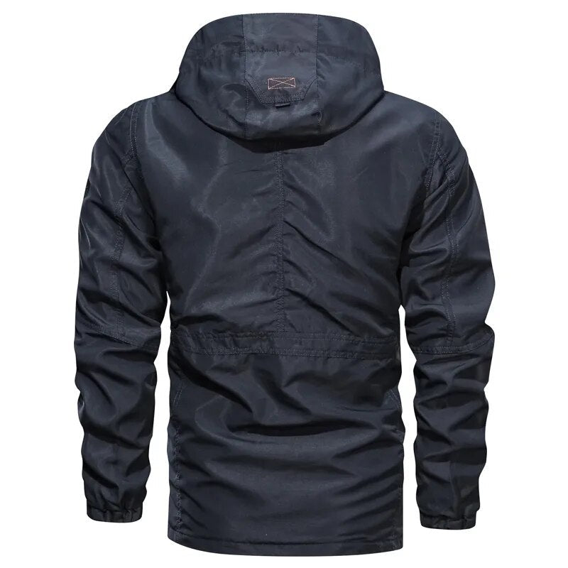 Drune | Winddichtes Windjacke mit abnehmbarer Kapuze
