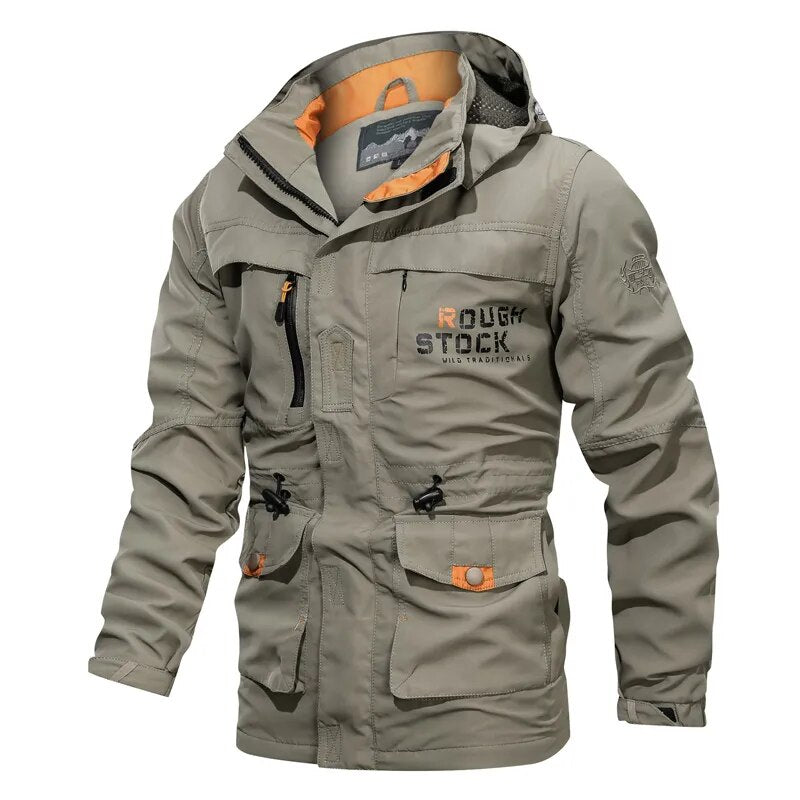 Drune | Winddichtes Windjacke mit abnehmbarer Kapuze