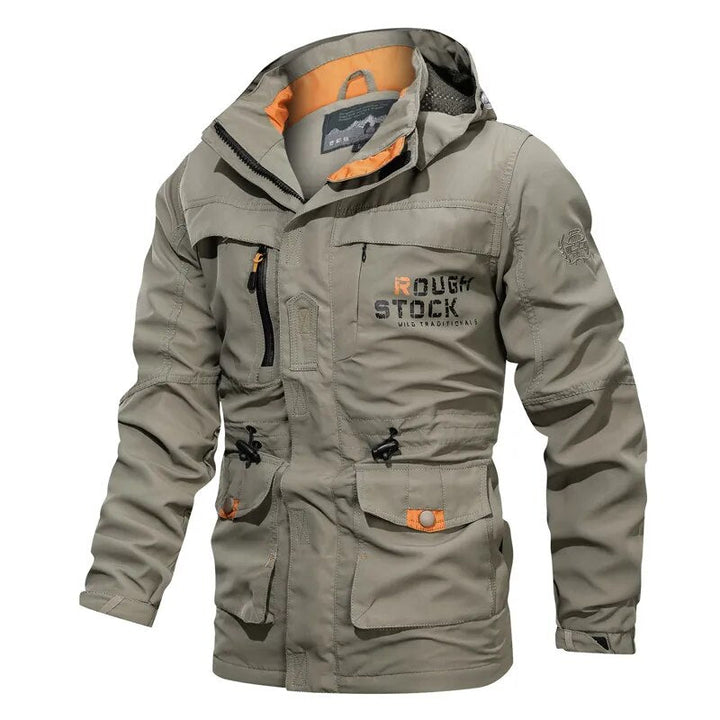 Drune | Winddichtes Windjacke mit abnehmbarer Kapuze