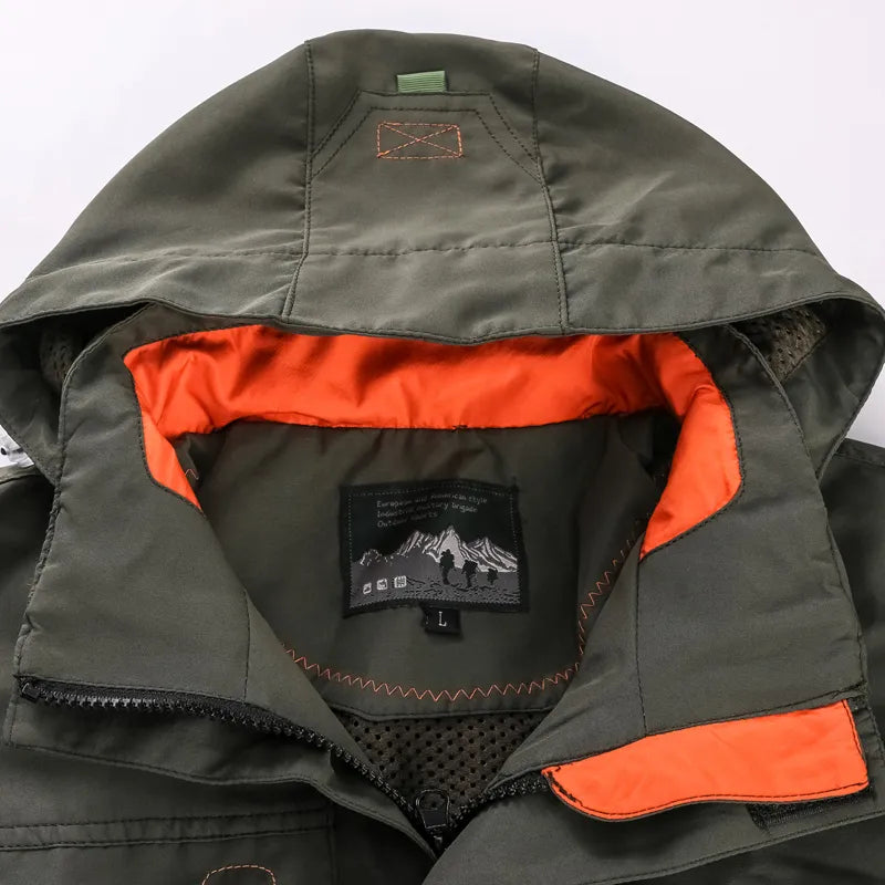 Drune | Winddichtes Windjacke mit abnehmbarer Kapuze