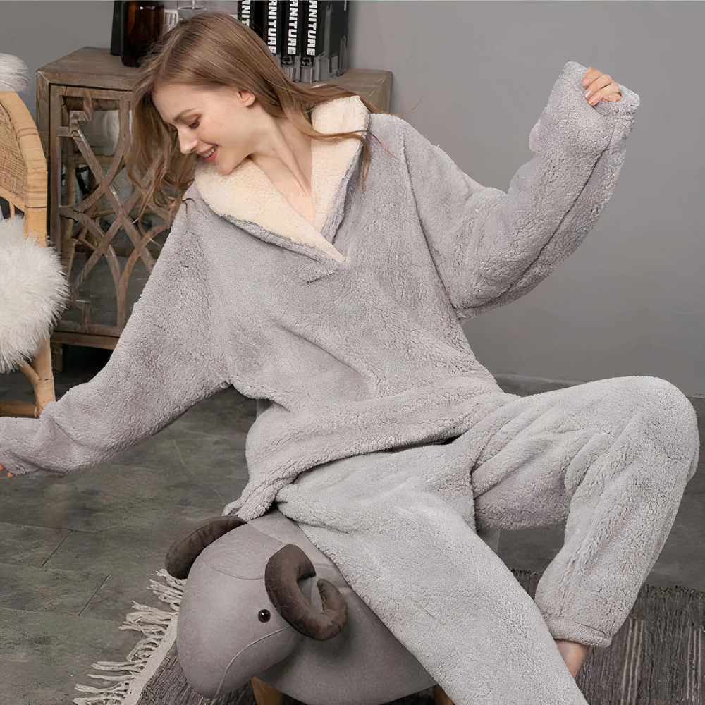 Drune - Fleece-Pyjamaset Für Damen