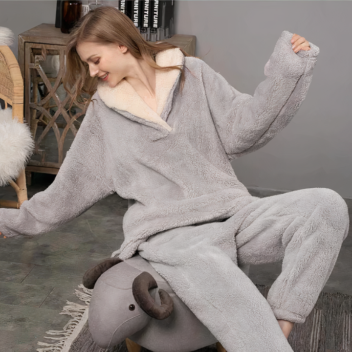 Drune - Fleece-Pyjamaset Für Damen