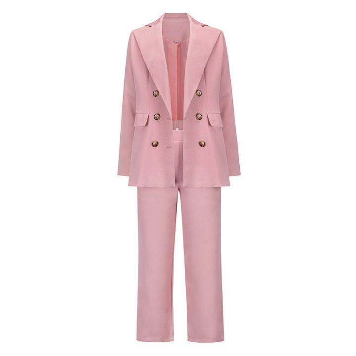 Drune | Revers Doppelreiher Blazer und Gerade Hose Satz