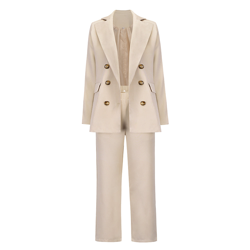 Drune | Revers Doppelreiher Blazer und Gerade Hose Satz