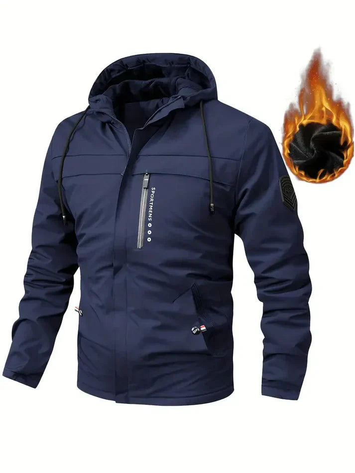 Drune | Hochwertige Winterjacke mit Fellinnenfutter und Taschen für Herren