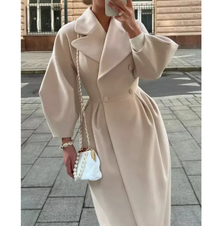 Drune | Lange Jacke Klassischer Schnitt Zeitloser Stil