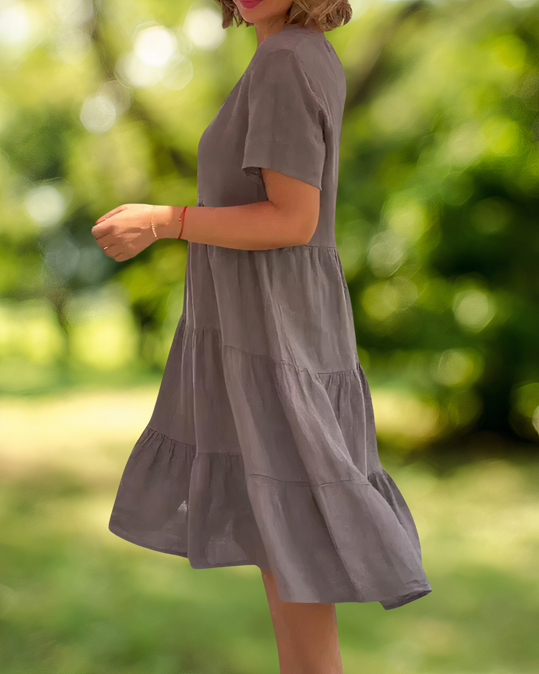 Drune | Baumwoll-Leinen Kleid