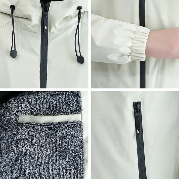 Drune | 2025 Mode Jacke mit Kapuze Windjacke