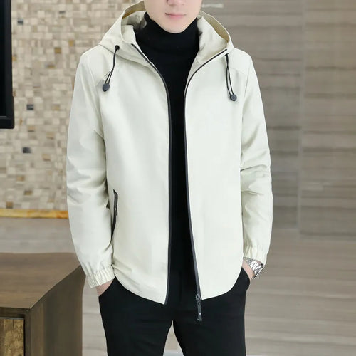 Drune | 2025 Mode Jacke mit Kapuze Windjacke
