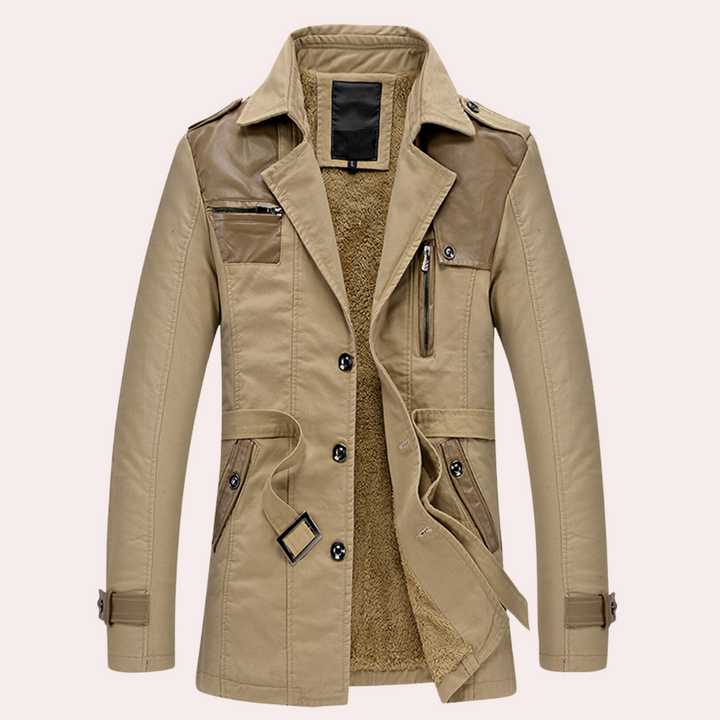 Drune | Eleganter, Warmer Trenchcoat für Männer