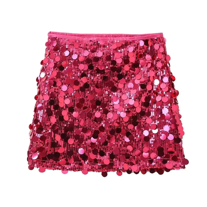 Drune | Glamour in Motion: Mini-Paillettenrock 2024 für Damen
