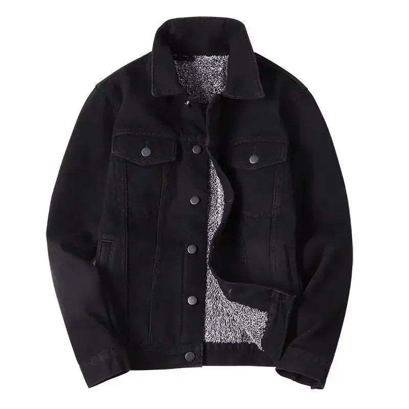 Drune | Gefütterte Denim-Jacke für Herren Warm und Robust