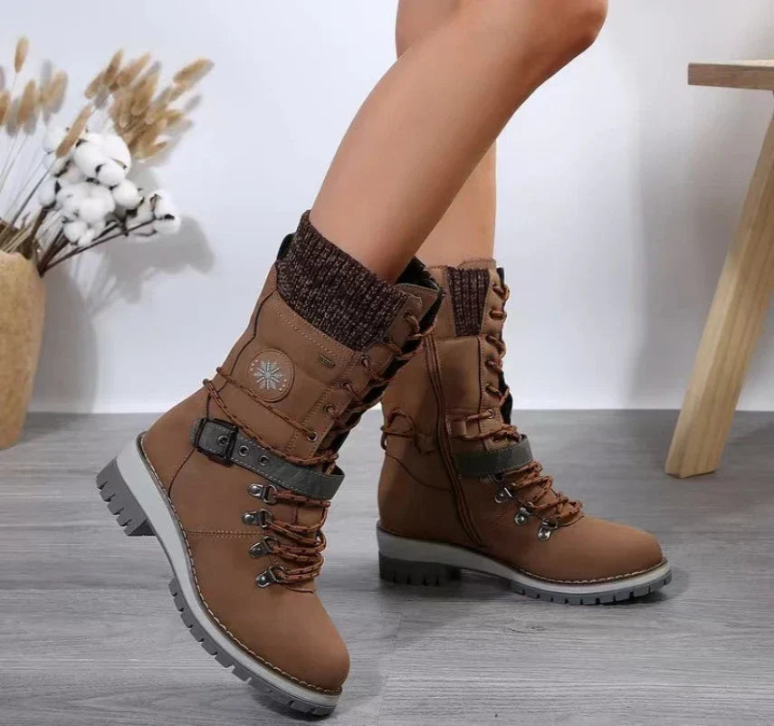 Drune | Schnür-Winterstiefel für Damen – Stylisch & Bequemer Komfort