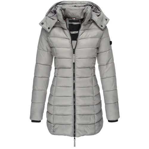 Drune | Pufferjacke Kapuze Zip up Daunenjacke Winterjacken und Jacken für Damen