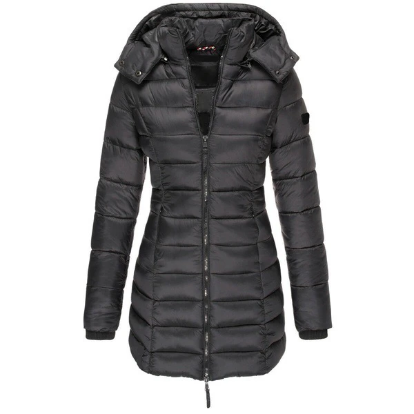Drune | Pufferjacke Kapuze Zip up Daunenjacke Winterjacken und Jacken für Damen