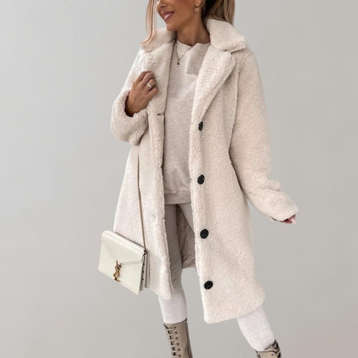 Drune | Teddy Jack für Damen Weiß Warm und Trendy