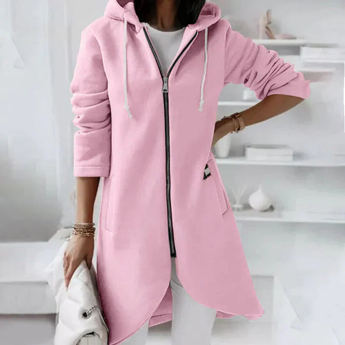 Drune | Kapuzenpullover Casual Reißverschluss Kapuzenpulloverjacke Damenbekleidung