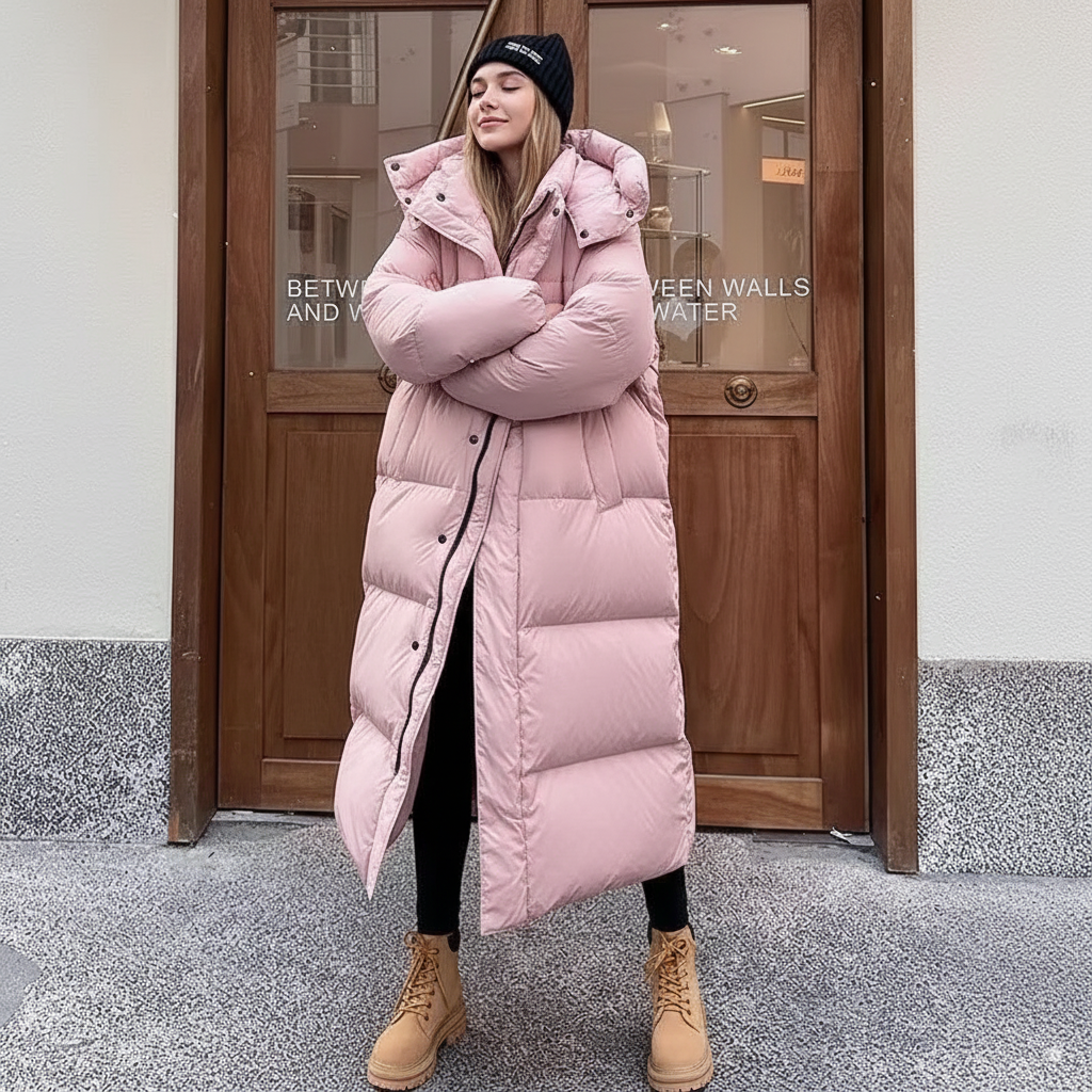 Drune | Gefütterte Pufferjacke Damen - Winddicht mit Kapuze
