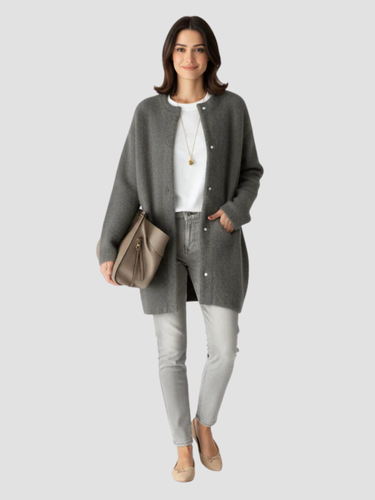 Drune | Lange Strickjacke für Damen