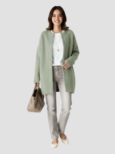 Drune | Lange Strickjacke für Damen