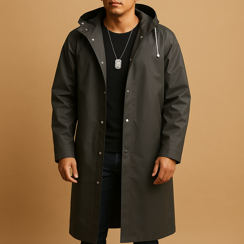 Drune | Wasserdichte Regenjacke für Herren - EVA Material