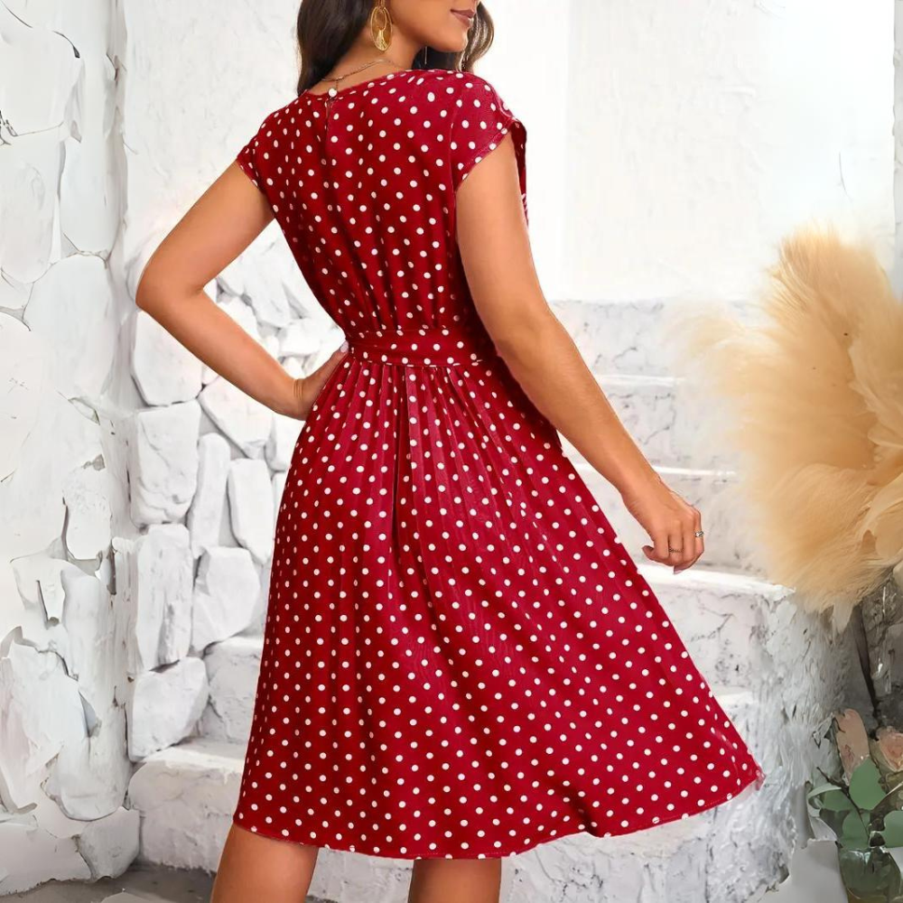 Drune | Elegantes Punktekleid