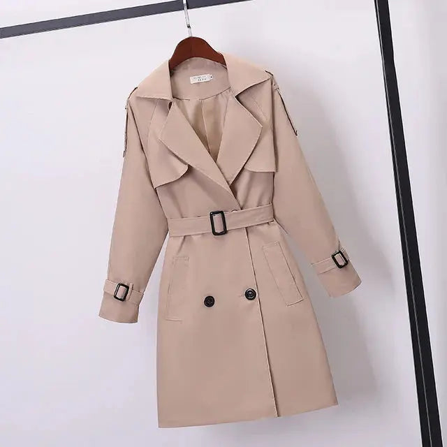 Drune | Eleganter Schicker Trenchcoat Traf Riem