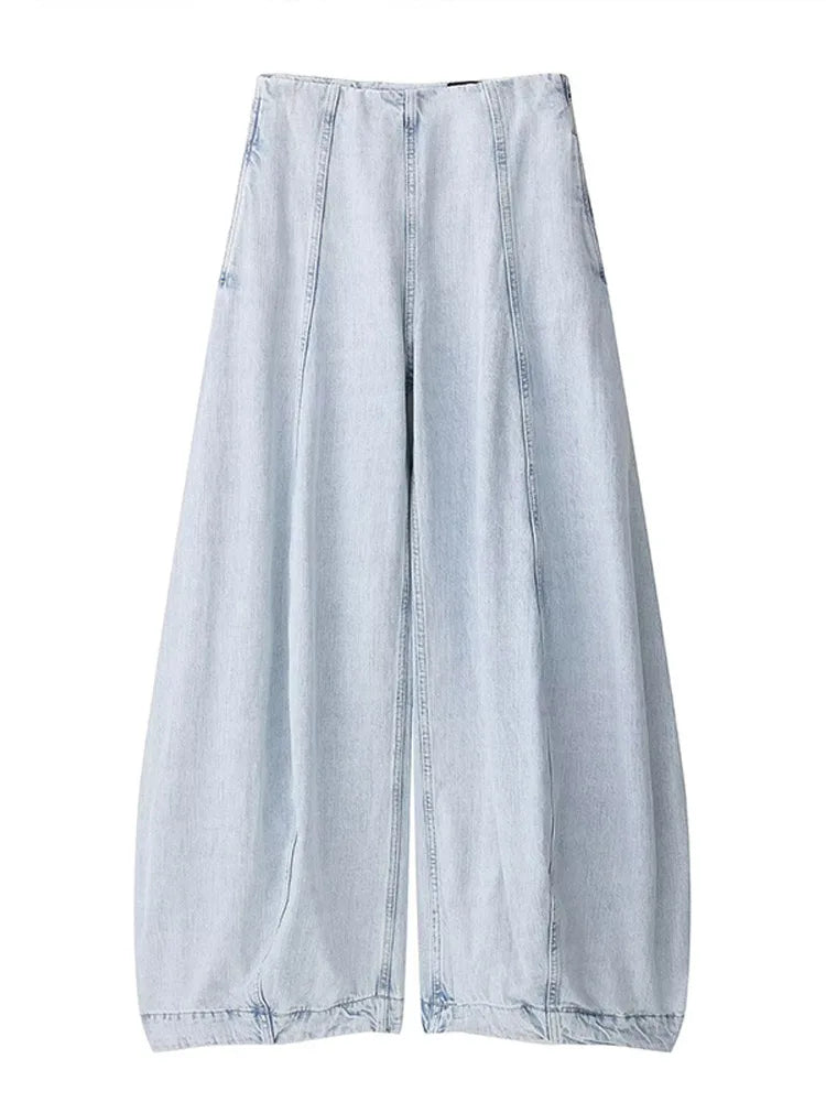 Drune | Lässige Damenjeans mit hohem Bund