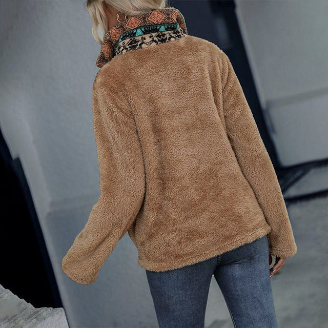 Drune | Pullover mit Geometrischem Print