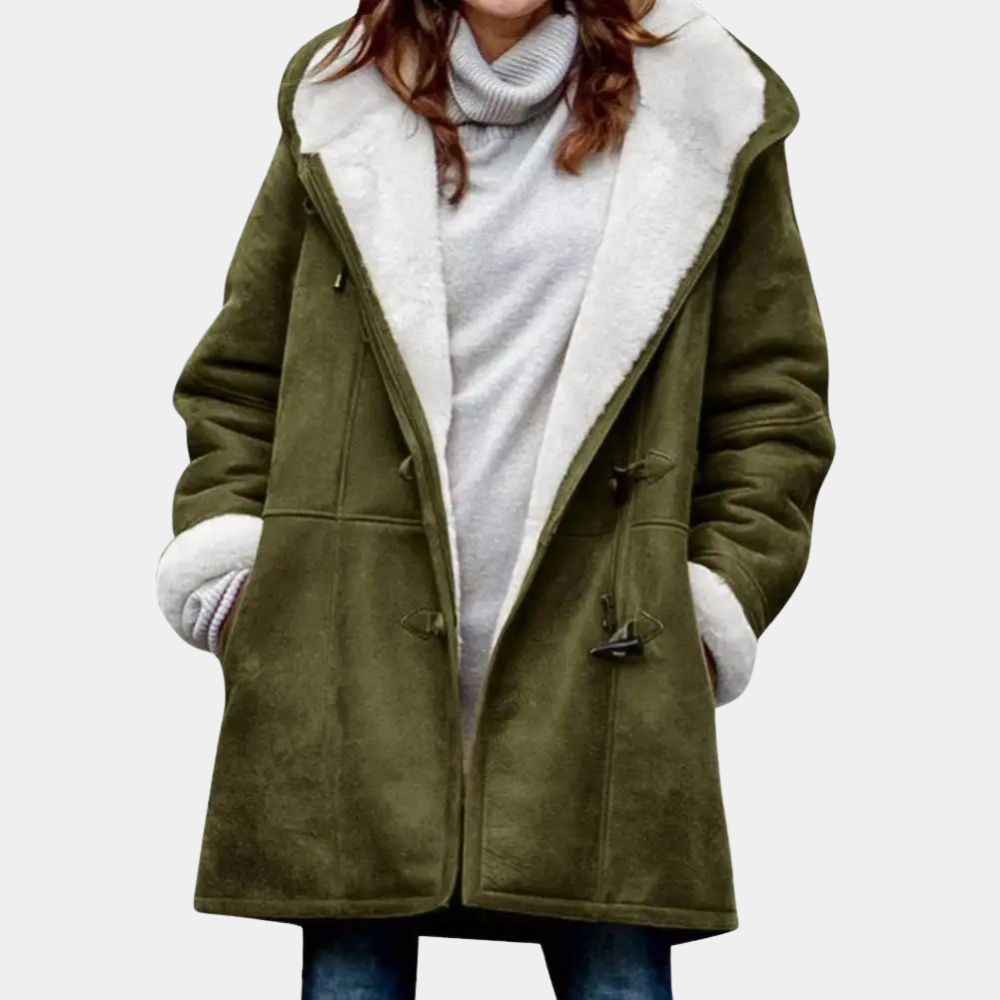Drune | Damen Lange Winterjacke Stilvolle Oberbekleidung