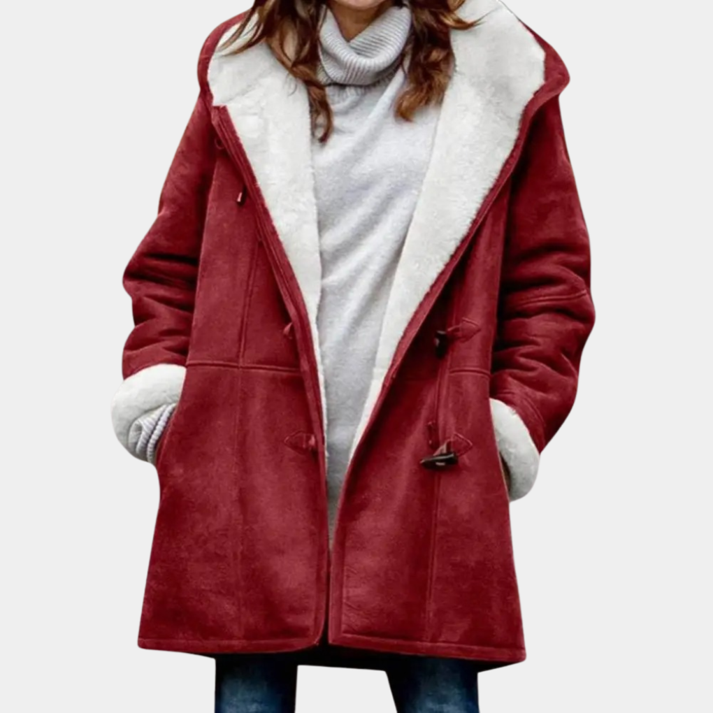 Drune | Damen Lange Winterjacke Stilvolle Oberbekleidung
