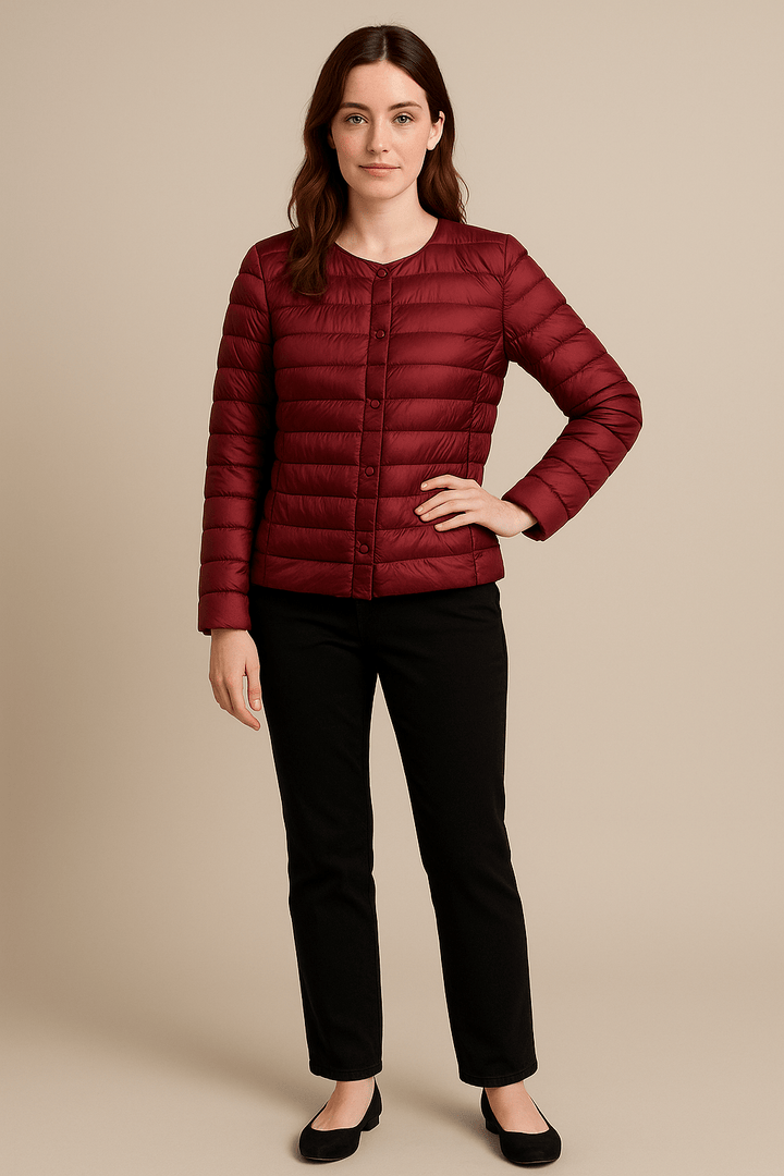 Drune | Steppjacke mit Rundhalsausschnitt
