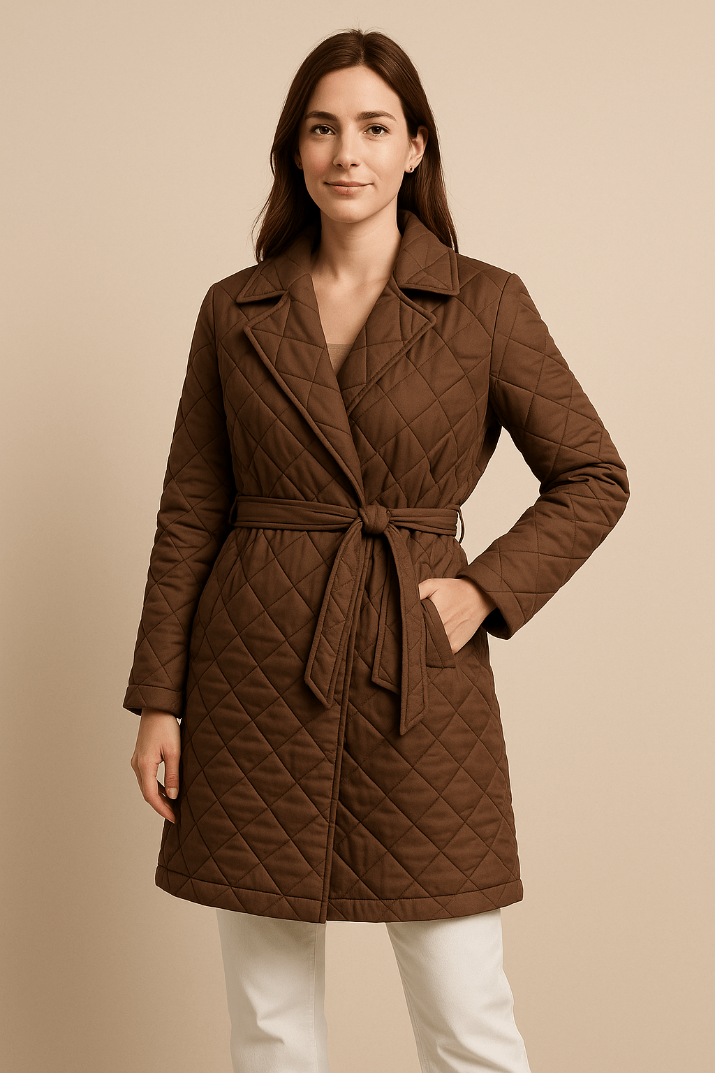 Drune | Bequeme mittellange Steppjacke