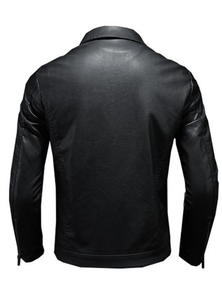Drune | Leder Motorradjacke für Herren - Bequeme Passform