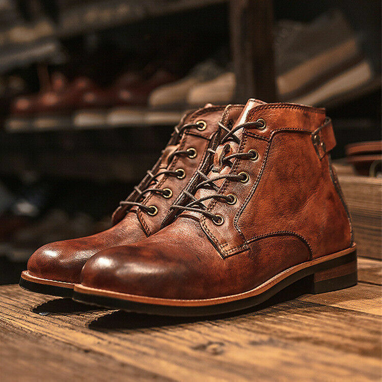 Drune | Lederstiefel für Männer - Rutschsicher