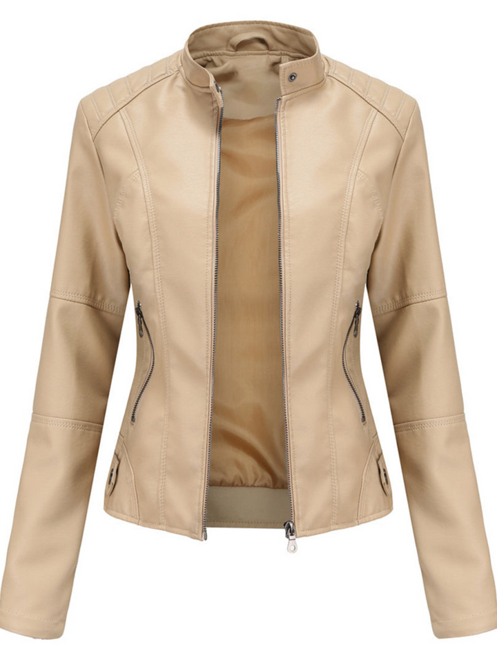 Drune | Lederjacke Damen - Cool-Weather Schichtung
