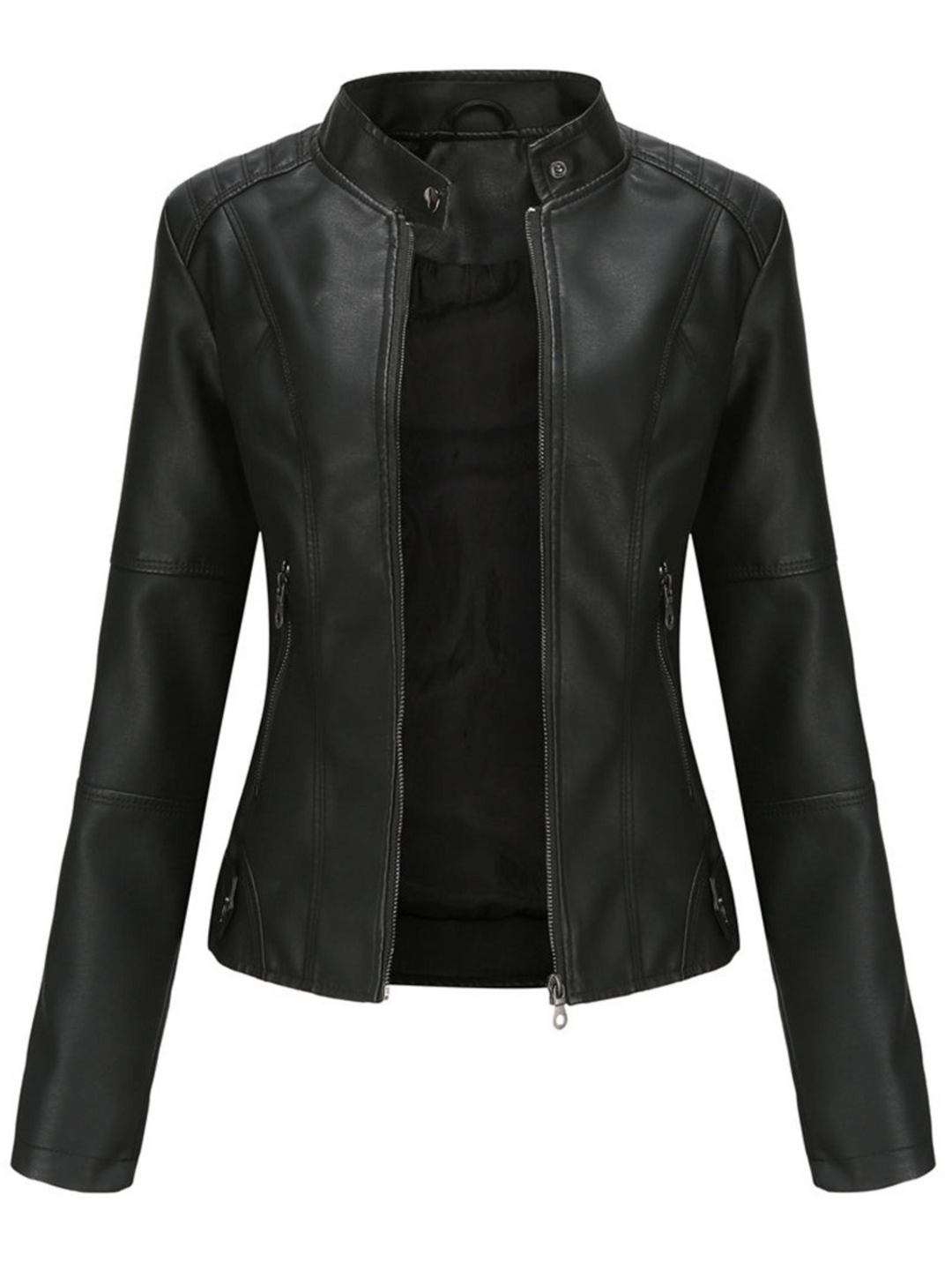 Drune | Lederjacke Damen - Cool-Weather Schichtung