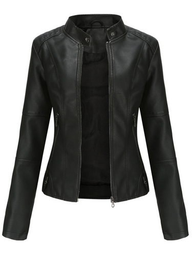 Drune | Lederjacke Damen - Cool-Weather Schichtung