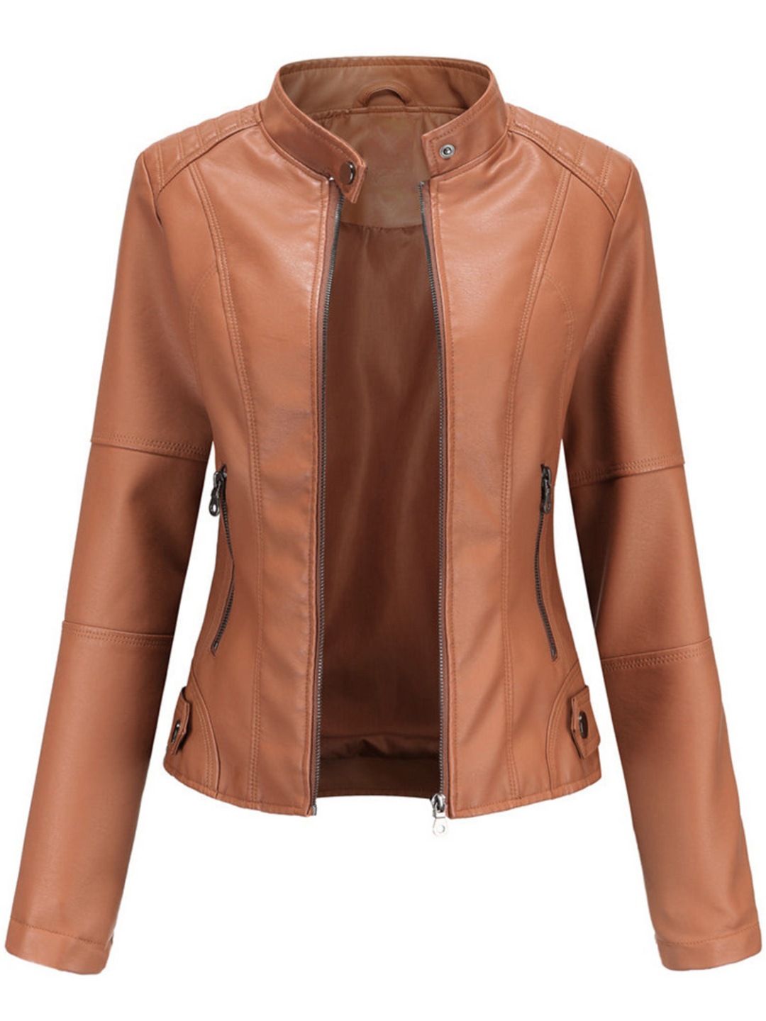 Drune | Lederjacke Damen - Cool-Weather Schichtung