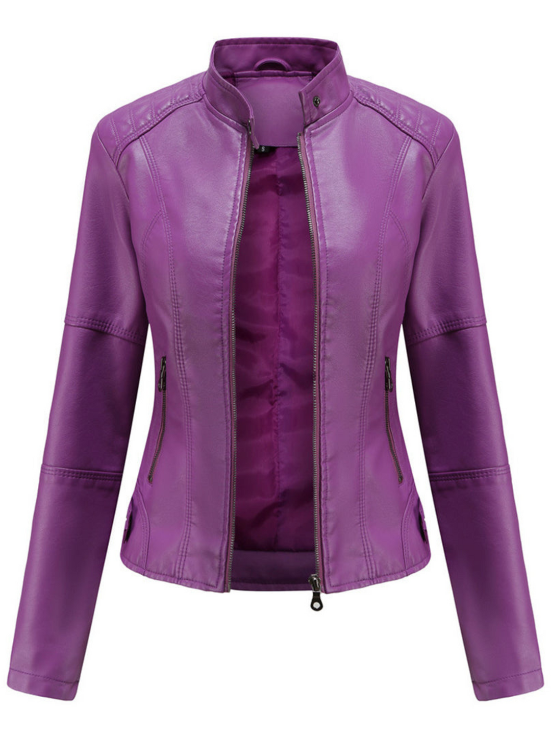 Drune | Lederjacke Damen - Cool-Weather Schichtung