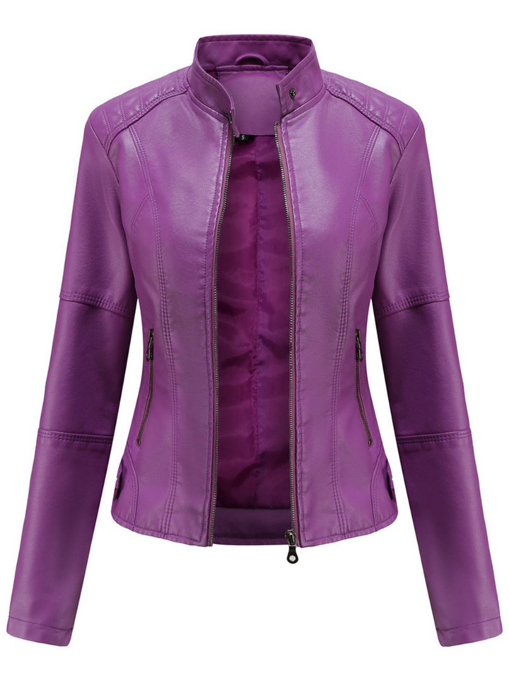 Drune | Lederjacke Damen - Cool-Weather Schichtung